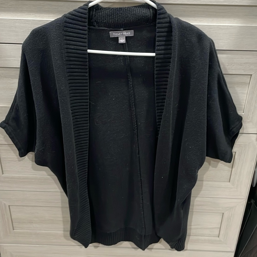 Tinley road black cardigan cover up